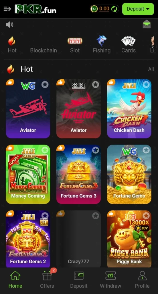 PKR Fun Game 