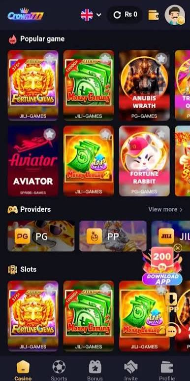 Crown777 game